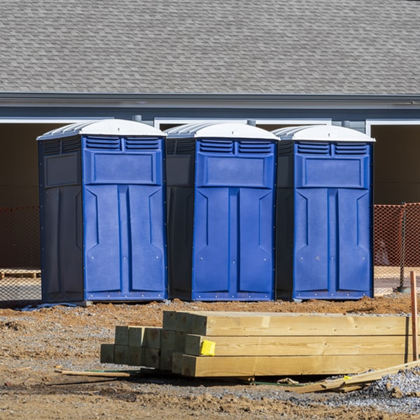 how can i report damages or issues with the porta potties during my rental period in Longview